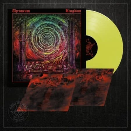 THRONEUM / KINGDOM - throndom des bösen - SPLIT YELLOW LP