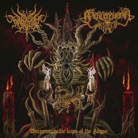 WARGOAT / BLACK CEREMONIAL KULT – unaprochable laws of the abyss - RED LP