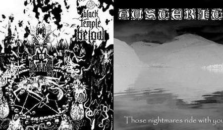 BLACK TEMPLE BELOW / AUSTERITY - split - 7"EP