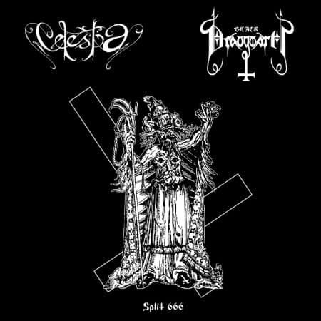 CELESTIA / BLACK DRAUGWATH - split 666 - CD