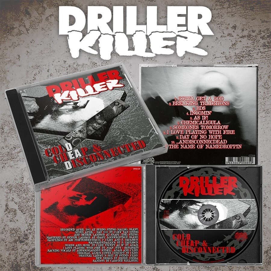 DRILLER KILLER - cold cheap & disconnected - CD