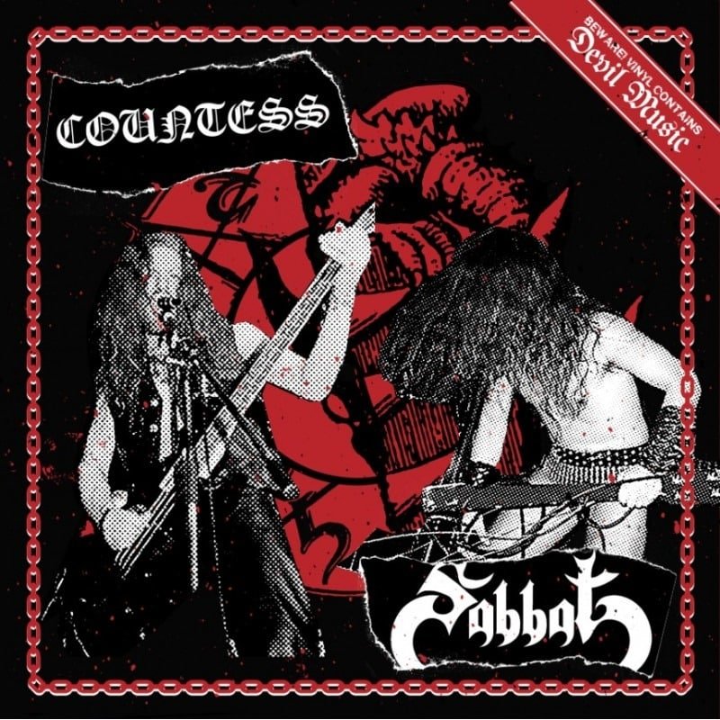 SABBAT / COUNTESS - split - PICTURE 7"EP