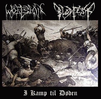 BLODFEST / WOLFSLAIR - i kamp til døden - CD