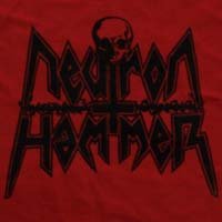 NEUTRON HAMMER  - logo - RED GIRLY