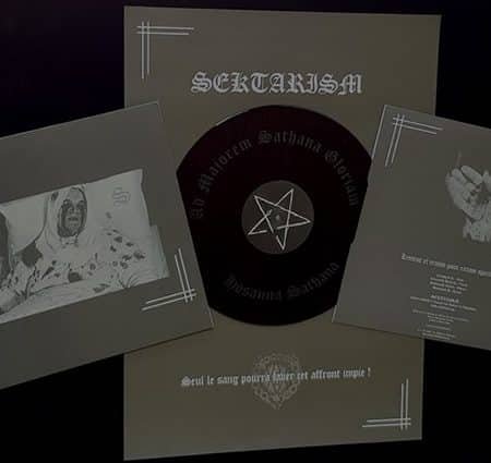 SEKTARISM - hosanna sathana - BLACK LP