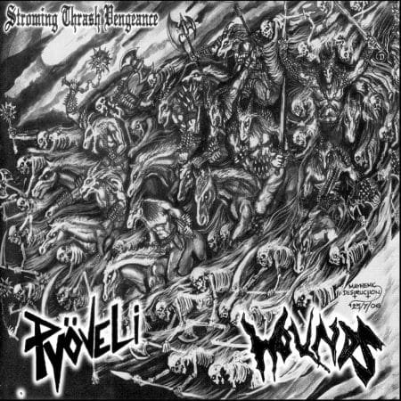 WOUNDS / PYOVELI - storming thrash vengeance - CD