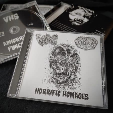 VHS / ABHORRENT FUNERAL - horrific homages - CD