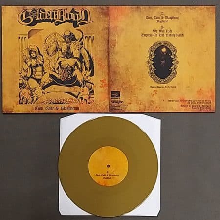 GOLDEN BLOOD - cum, coke & blasphemy - 10''MLP