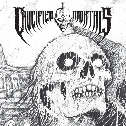 CRUCIFIED MORTALS / EXORCISM - split - 7"EP