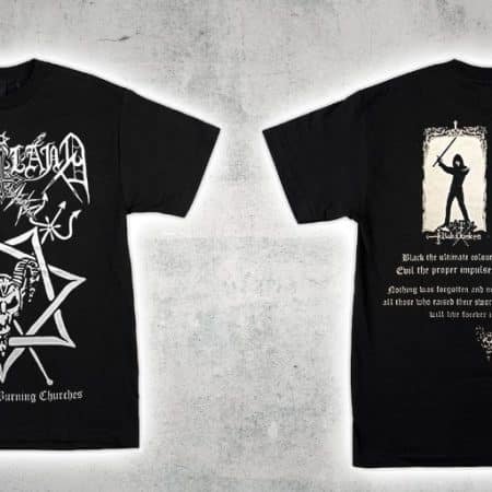 GRAVELAND - in the glare of burning churches - TSHIRT