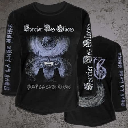 SORCIER DES GLACES - sous la lune noire - LONGSLEEVE TSHIRT
