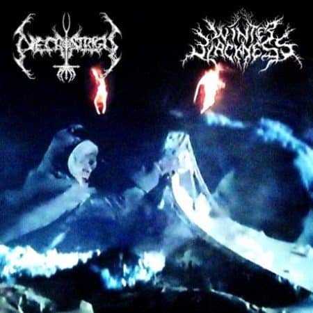 NECROSTRIGIS / WINTER BLACKNESS - w mrokach roziskrzonych mrozem - 7"EP