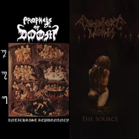 CEMETERY LIGHTS / PROPHETS OF DOOM - the source/antichrist repugnancy - LP