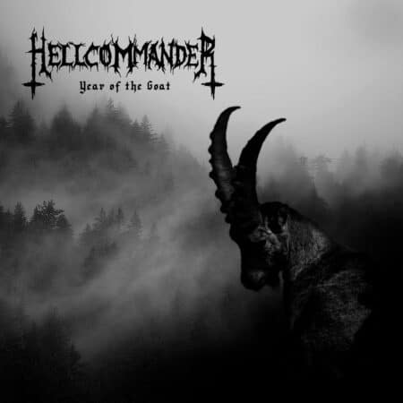 HELLCOMMANDER - year of the goat - WHITE MARBLE LP