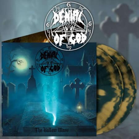denial of god the hallow mass gatefold double swirl lp