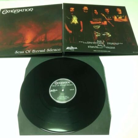 exhumation – seas of eternal silence gatefold lp
