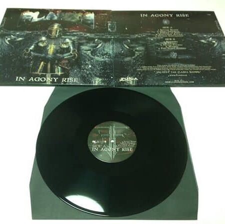 flames – in agony rise gatefold lp