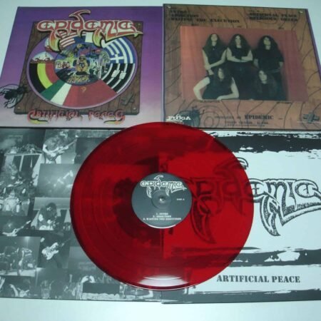 epidemic – artificial peace gatefold red mlp