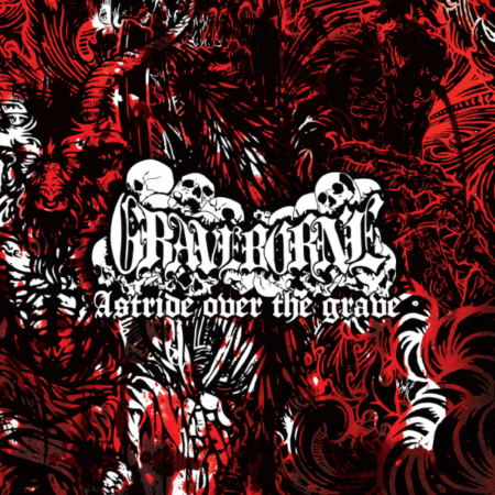 graveborne – astride over the grave gatefold 10" mlp