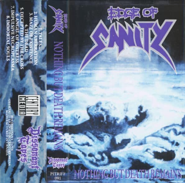edge of sanity nothing but death remains picture tape