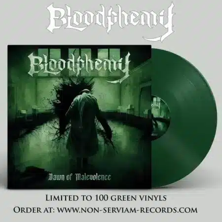 bloodphemy dawn of malevolence green lp