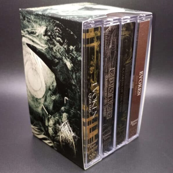 evoken quietus + antithesis of light + a caress of the void + atra mors tape boxset
