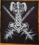 graveland thors hammer backpatch