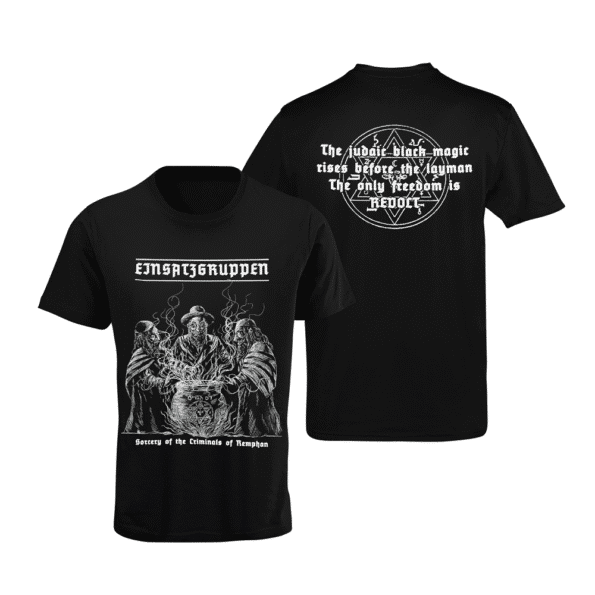e.gruppen sorcery of the criminals of remphan tshirt