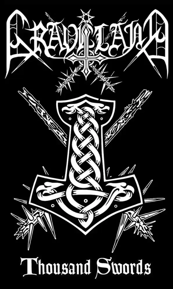 graveland thousand swords woven patch