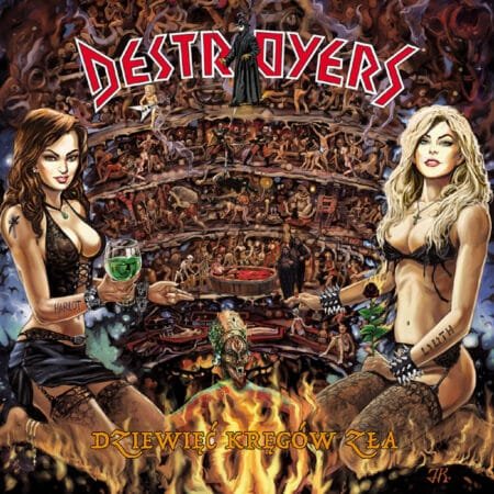 destroyers dziewięć kręgów zła gatefold double splatter lp
