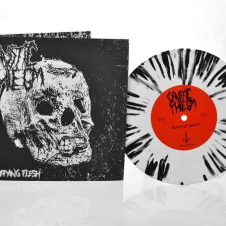 caustic phlegm putrefying flesh white splatter 7''ep
