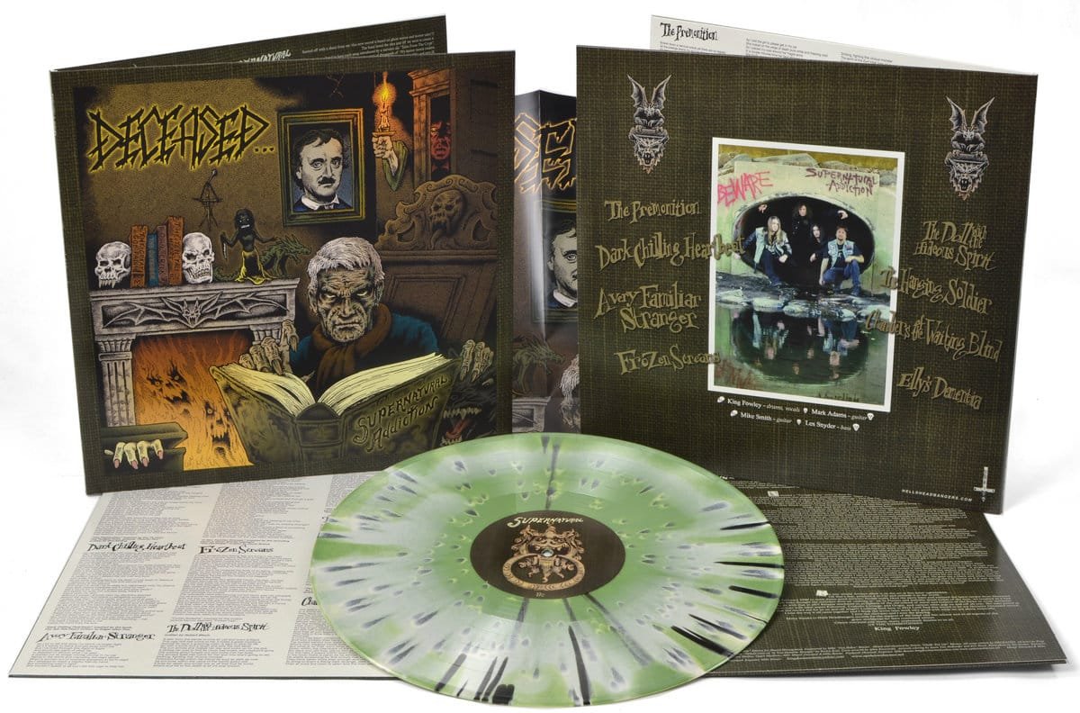 deceased supernatural addiction gatefold splatter lp deceased supernatural addiction gatefold splatter lp