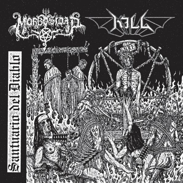 morbosidad/kill sanctuario del diablo black 7''ep