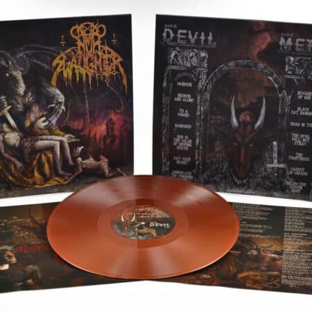 nunslaughter red is the color of the ripping death bronze lp
