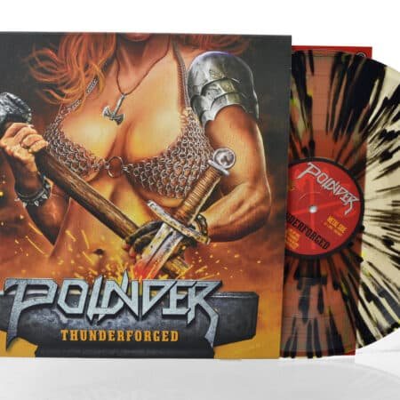 pounder thunderforged clear/black splatter lp