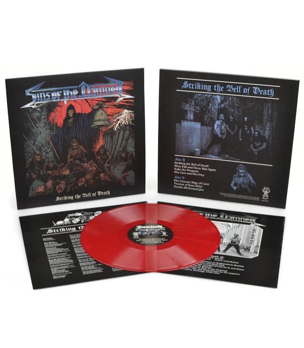 sins of the damned striking the bell of death red lp sins of the damned striking the bell of death red lp