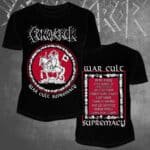 conqueror war cult supremacy tshirt