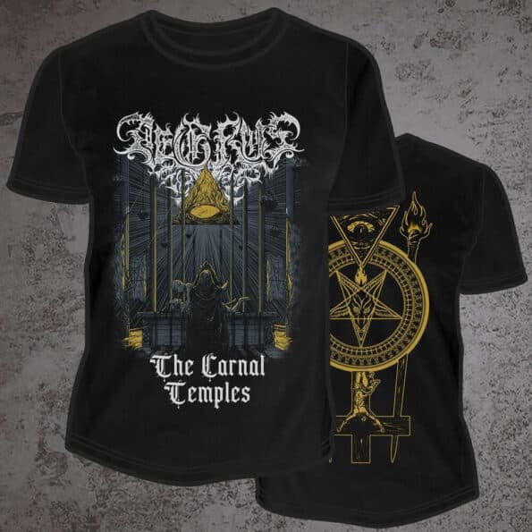 aegrus the carnal temples tshirt