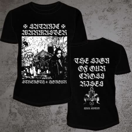 satanic warmaster strenght & honour tshirt