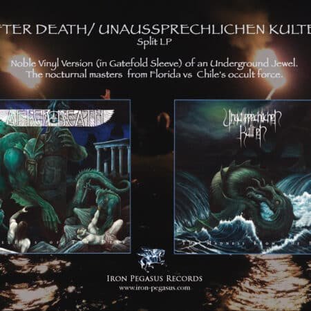 after death / unaussprechlichen kulten dwellers of the deep gatefold lp