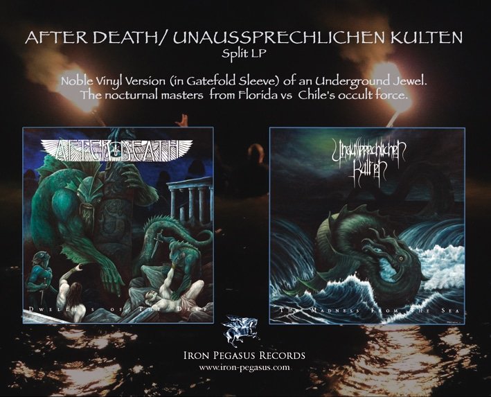 after death / unaussprechlichen kulten dwellers of the deep gatefold lp after death / unaussprechlichen kulten dwellers of the deep gatefold lp