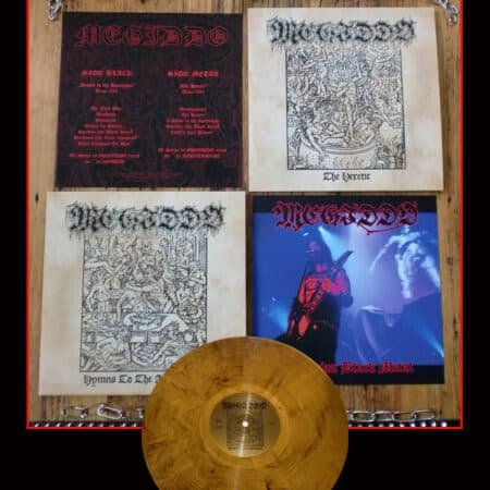 megiddo the heretic/ hymns to the apocalypse” amber lp