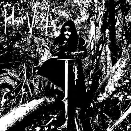 harvest bend thy knee & present thy throat to a burning sword of a dark age black lp
