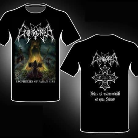 enthroned prophecies of pagan fire tshirt