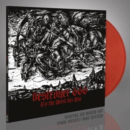 destroyer 666 to the devil his due clear red lp
