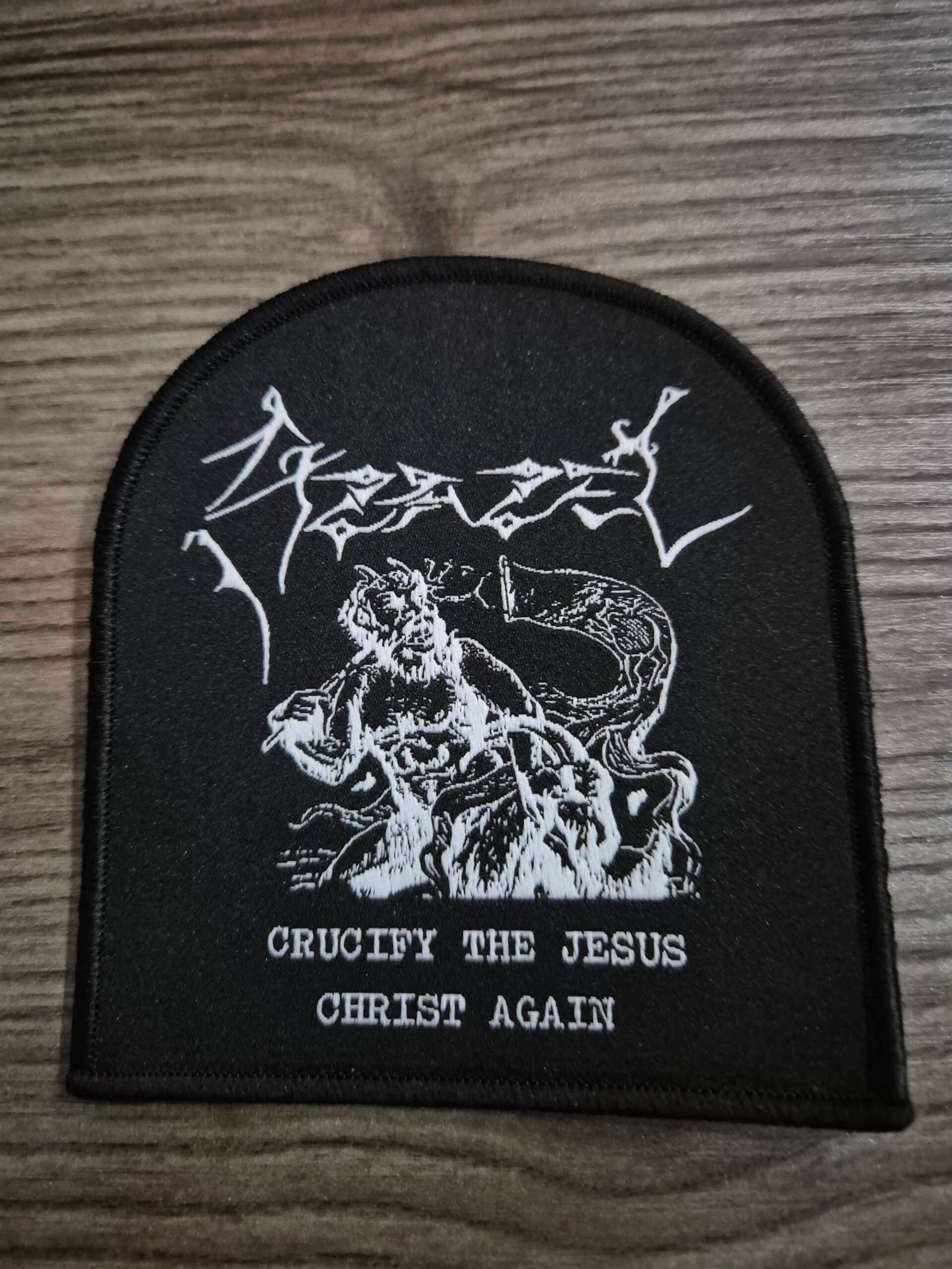 azazel crucify the jesus christ again patch (copy) azazel crucify the jesus christ again patch (copy)
