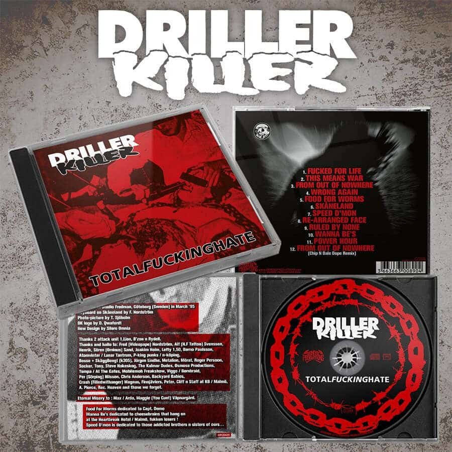 driller killer total fucking hate cd driller killer total fucking hate cd
