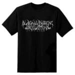 black gangrene productions logo tshirt
