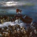 varathron walpurgisnacht blue splatter lp