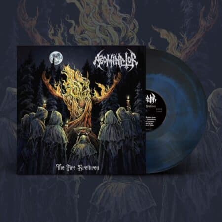 abominator the fire brethren blue/black galaxy lp